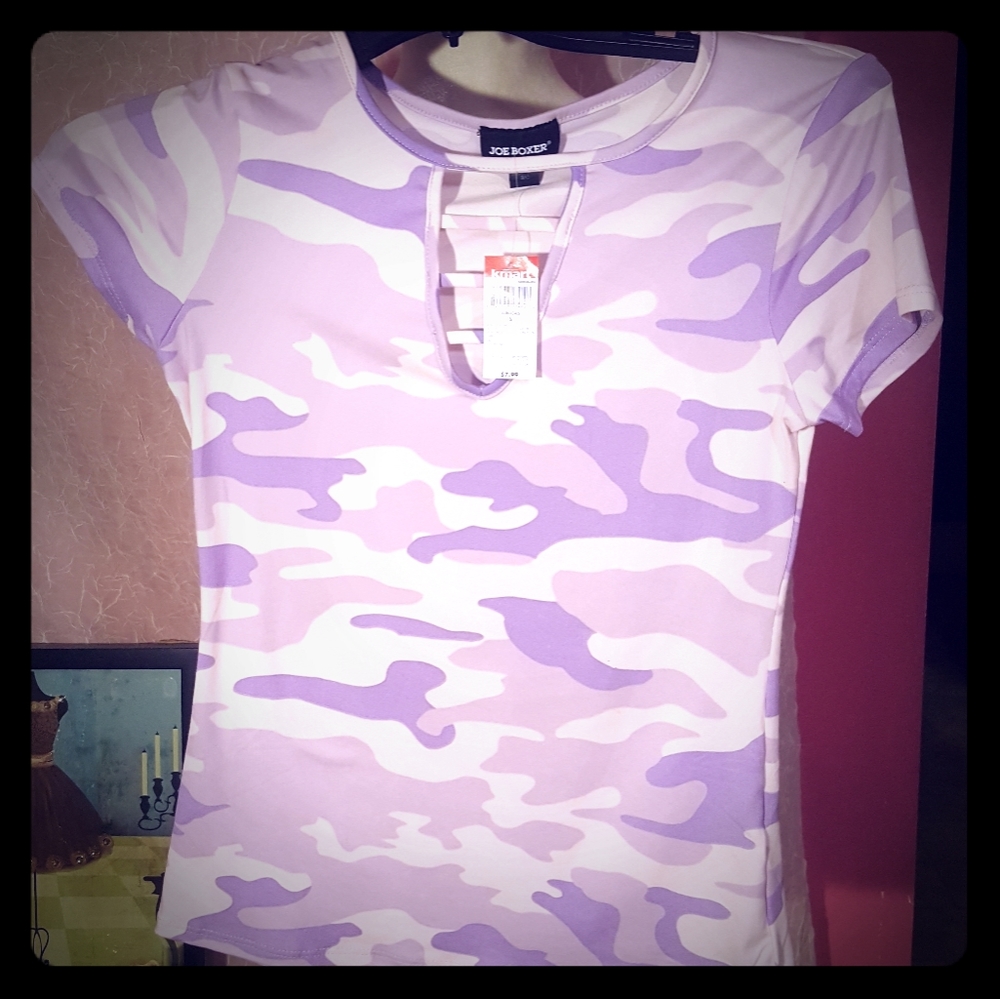 Lavender Camo Shirt *NWT*